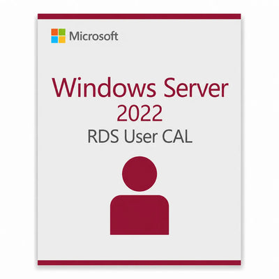 5x Microsoft Windows Server 2022 RDS User CAL (Remote Desktop) – Zugriffslizenz