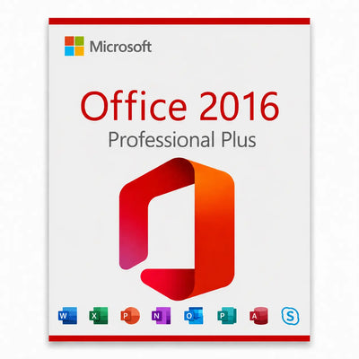 5x Microsoft Office 2016 Professional Plus – Full Version (5 PCs)