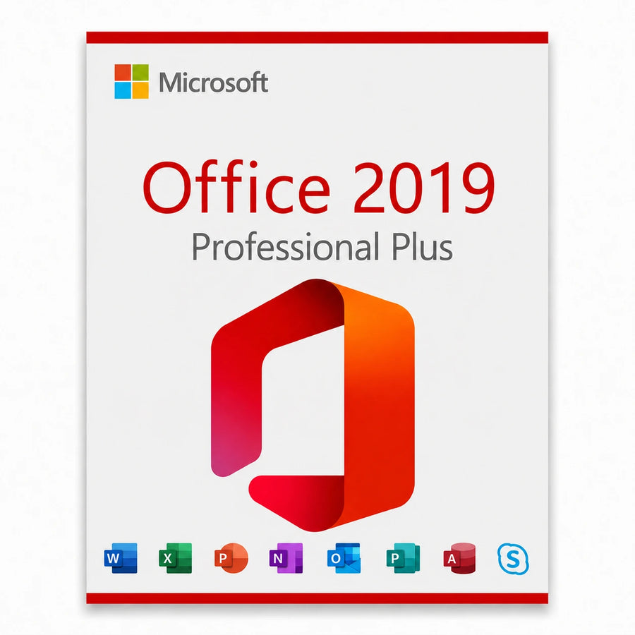 5x Microsoft Office 2019 Professional Plus – Vollversion (5 PCs)