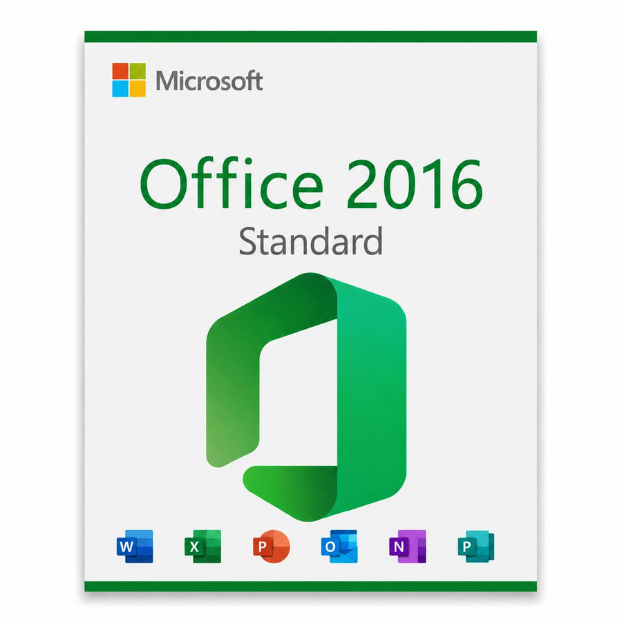 5x Microsoft Office 2016 Standard – Dauerlizenz (5 PCs, Download)