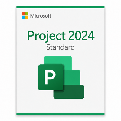 Microsoft Project Standard 2024 – Produktverpackung
