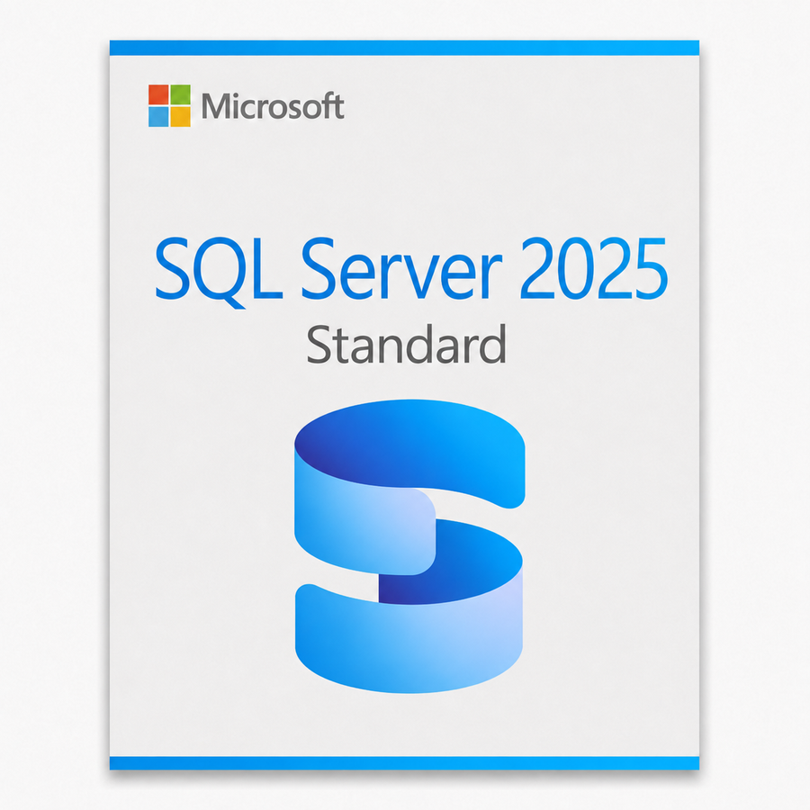 Microsoft SQL Server 2025 Standard – Produktverpackung