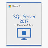 5x Microsoft SQL Server 2017 Device CAL – Zugriffslizenz