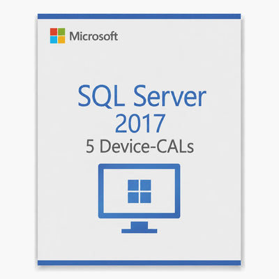5x Microsoft SQL Server 2017 Device CAL – Zugriffslizenz