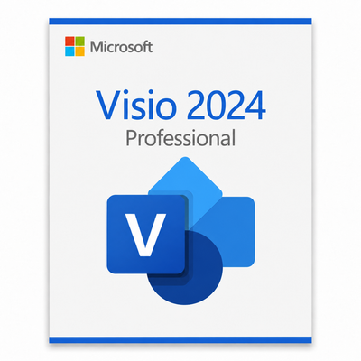 Microsoft Visio Professional 2024 – Produktverpackung