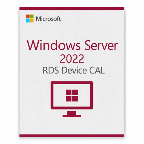 5x Microsoft Windows Server 2022 RDS Device CAL (Remote Desktop) – Zugriffslizenz
